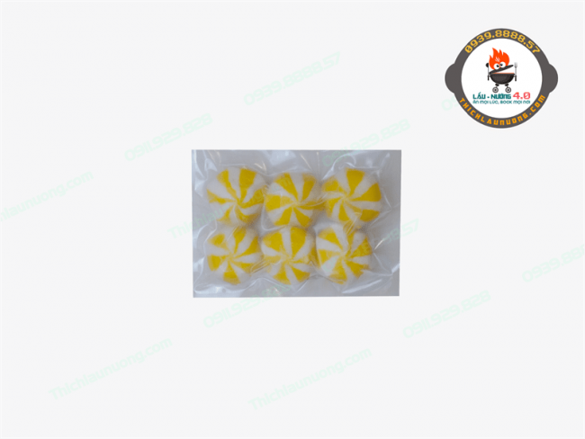 Bánh bao nhân tôm rong biển