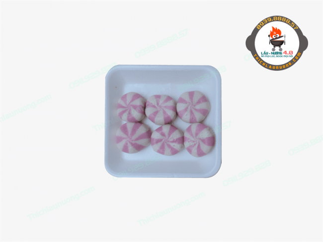 Bánh bao răng mực thả lẩu