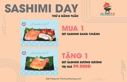 Ăn ngon còn lợi cùng Sashimi Day